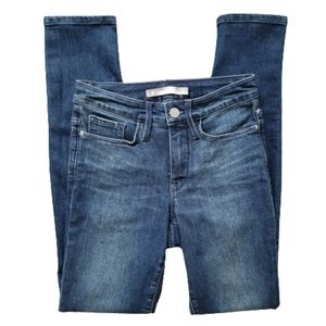 Athleta Sculptex Blue Denim Skinny Jean Size 0 24